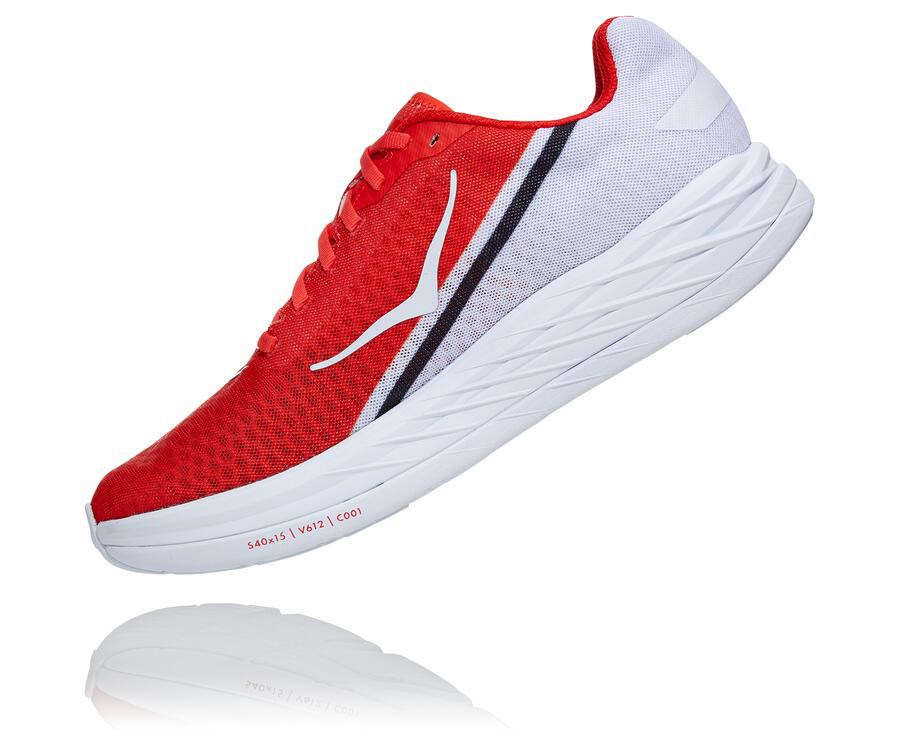 Hoka One One Tenisky Damske Červené/Biele - Rocket X - 45289-CUPJ